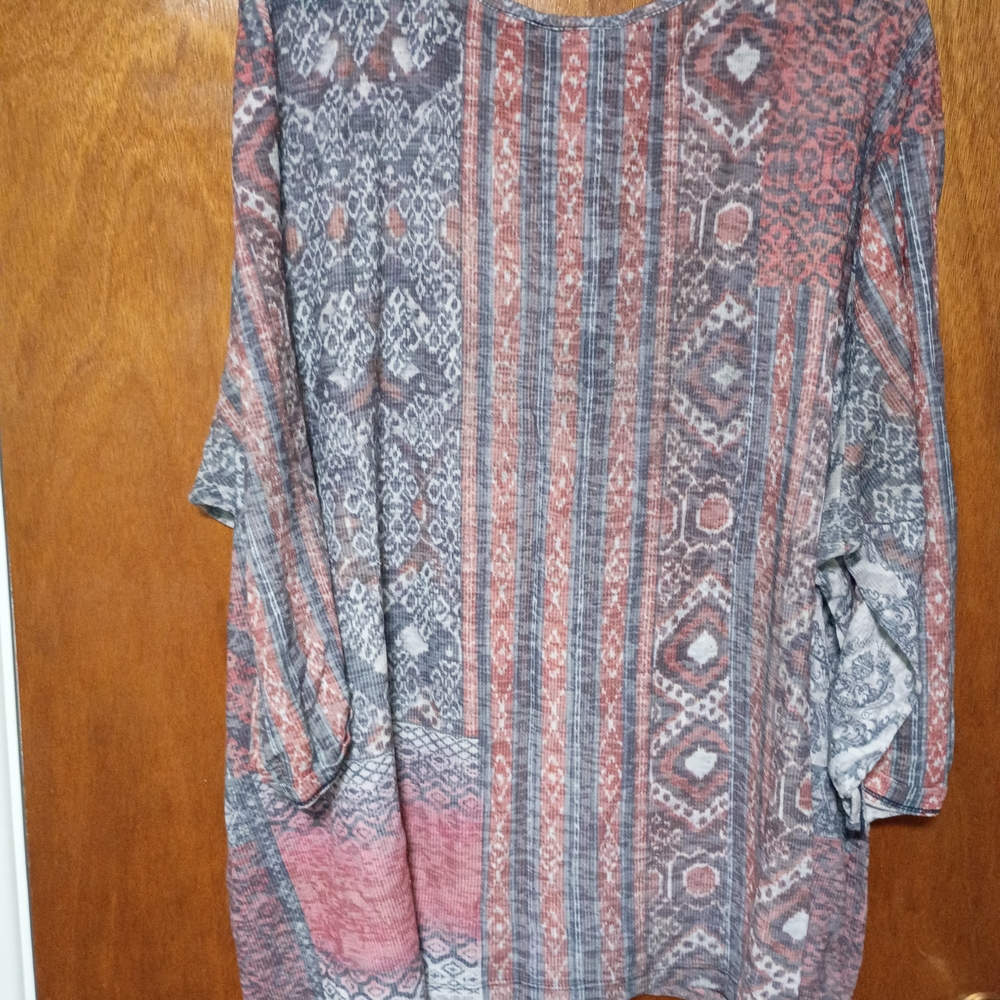 Style & Co. Multicolor Patterned Top - Picture 5 of 5